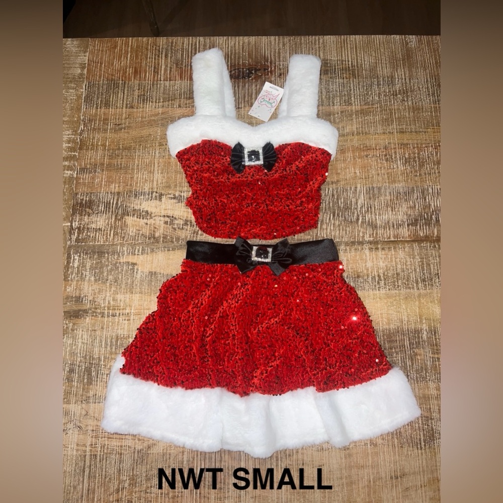 Brand New Christmas Ms. Santa Outfit Size Small